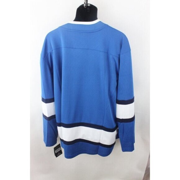 Winnipeg Jets Mens Fanatics Jersey NHL Breakaway Hockey Licensed Blue Sz XL - Picture 10 of 15
